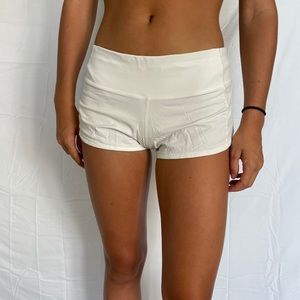 Lululemon white shorts